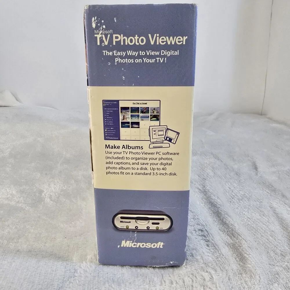 Microsoft TV Photo Viewer X08-22497 With Software Floppy Vintage In Original Box
